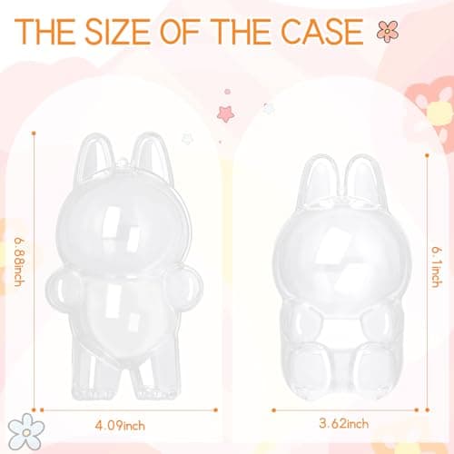 2PCs Waterproof and Dustproof Display Protective Case for 15cm Doll, Clear Protective Case Compatible for 15/17cm Sitting and Standing Doll Premium Display Case (Doll not Included) - Thumbnail 5