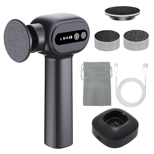 Electric Callus Remover for Feet - Rechargeable Foot Sander, 6 Speeds, Replaceable Sandpaper Professional Foot Grinder, Cordless Electric Foot File Pedicure Tools for Dead Skin, Cracked Heels - Image 1