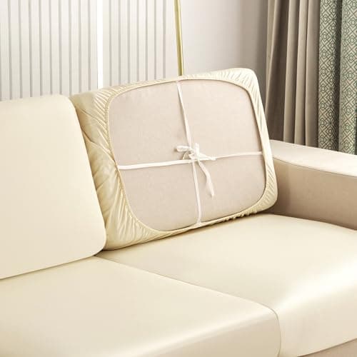 UWWGKK Waterproof Couch Covers, Stretch Couch Covers with Backrest for Sectional Sofa,L Shape Sofa - Image 1