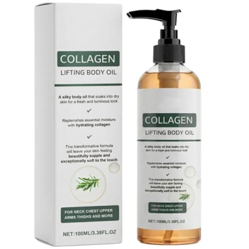 Collagen Lifting Body Oil – Hydrating Collagen Oil for Body – Firming for Skin Tightening – After-Shower Moisturizing & Anti-Aging – Silky, Lightweight & Non-Greasy, 3.38 Fl Oz