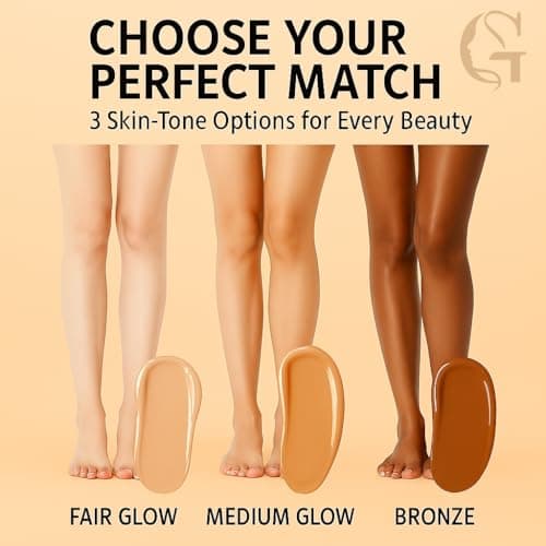 Waterproof Body Concealer – Tattoo, Scar & Vein Cover Up | No-Transfer Leg Makeup & Body Foundation for Flawless Skin, Long-Lasting Coverage for All Skin Tones – 100ml (BRONZE) - Thumbnail 6
