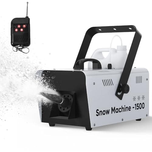 Snow Machine,1500W Snow Maker With Remote Control for Indoor Outdoor