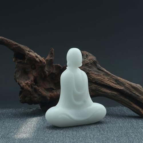 YeseeYe Faceless Buddha Statue - No Face Buddha Figurine Indoor Outdoor Zen Decor for Spiritual Room Meditation - Thumbnail 5
