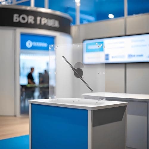 3DHologramFan, 42CM 3DHologramfan Projector HD LED Holographic Christmas Tree Advertising Display with Remote and Bluetooth and WiFi,1500 Video Library and for Business,Bar,Halloween Missyou 16.5 Inch - Thumbnail 6