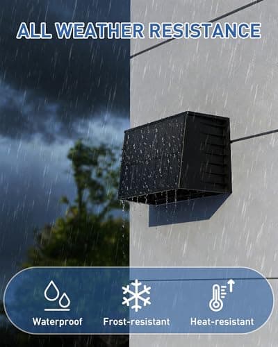 CORESLUX Solar Fence Lights Outdoor, Up and Down IP65 Waterproof Wall Lighting, Warm Outdoor Solar Lights for Backyard/Railing/Wall/Step/Patio - Thumbnail 5