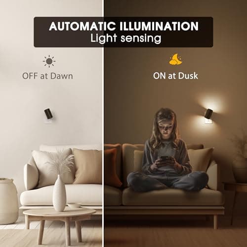 Briignite Night Lights Plug into Wall, 3CCT Modern LED Night Light Plug in, Dusk to Dawn Sensor, 3000KĀ0Kŀ0K Change Nightlight,Dimmable NightLight for Hallway, Bedroom, Stairway, 2 Pack - Thumbnail 2