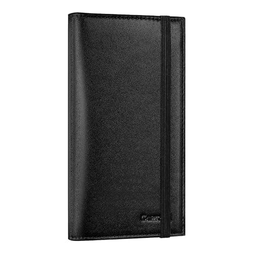 CASMONAL Checkbook Covers for Personal Checkbook Holder RFID Blocking Premium Leather Checkbook Cover for Duplicate Checks - Image 1