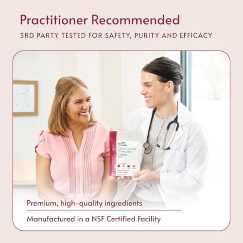 Bariatric Advantage Calcium Citrate Chewable 500 mg - for Bariatric Surgery Patients - High-Potency, Easy-Digest Tablets - Calcium Citrate - Bone Strength Supplements* - Chocolate - 90 Count - Thumbnail 6