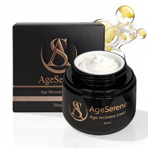 AgeSerene Anti-Aging Night Cream for Face, with Peptides & Pro-Xylane, Wrinkle Cream for Women & Men, Collagen Face Moisturizer, Skin Firming Cream for Aging Skin, Hypoallergenic, 1.7 fl oz - Image 1