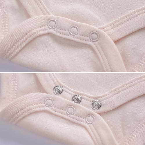 Baby Newborn Layette 10-Piece Set Cotton Bodysuits Short Sleeve Pants Sets Rainbow Stars Printed for Baby Boys Girls Toddler Unisex Baby Gift Sets for 6 9 Months - Thumbnail 5