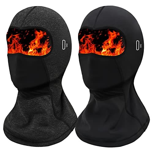Bodvera 2 Pack Balaclava Winter Ski Mask for Men Women Windproof Warm Face Mask for Skiing, Snowboarding, Motorcycle Riding - Image 1
