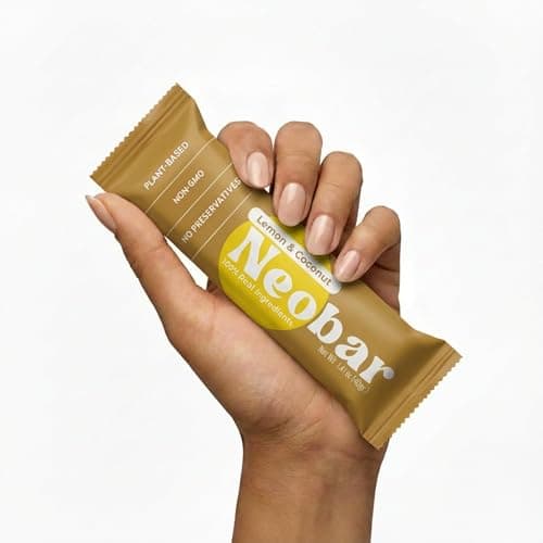 NEOBAR Fruit and Nut Bars - Plant-Based Vegan Snack Bars, Gluten Free Dairy Free Snacks, No Added Sugar, No Preservatives, Non-GMO | Lemon & Coconut,12 Count - Thumbnail 4