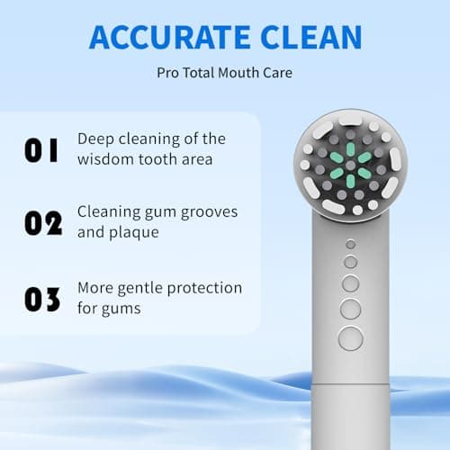 Toothbrush Replacement Heads Compatible with Quip 360 Oscillating Electric Toothbrush, Soft Bristles Brush Heads, White, Pack of 4 - Thumbnail 5