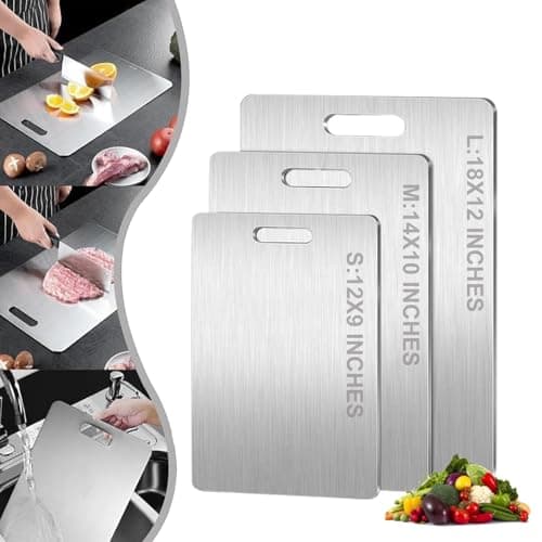 Titanium Cutting Board - 100% Pure for Kitchen - Cutting Edge Hygiene & Durability, Home Cooking - Image 1