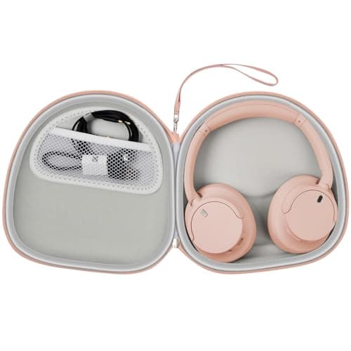 Headphone Case for Sony WH-CH720N WH-CH520 WH-1000XM4 for Soundcore Q20i Q20 Q30 for JBL Tune 720BT 510BT Noise Canceling Headphones, Wireless Headset Travel Bag (Box Only)(Rose Gold) - Image 1