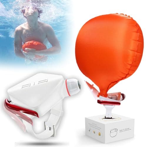 TIEJIANDAN Reusable Anti-Drowning Bracelet with Gas Cylinder*2 & Compass,Water Sports Essential Portable Life Buoy Inflates in a Second to Bring People to Surface,Wearable Lifesaving Wristband AD002 - Image 1