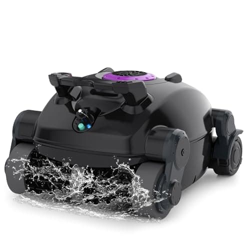 Cordless Robotic Pool Cleaner, Wall Climbing, Lightweight, Extended Battery Life, 8L Large Capacity, Advanced Dual-Motor, X1 Auto Pool Vacuum for Inground & Above Ground Pools Up to 1100 Sq.Ft, Purple - Image 1