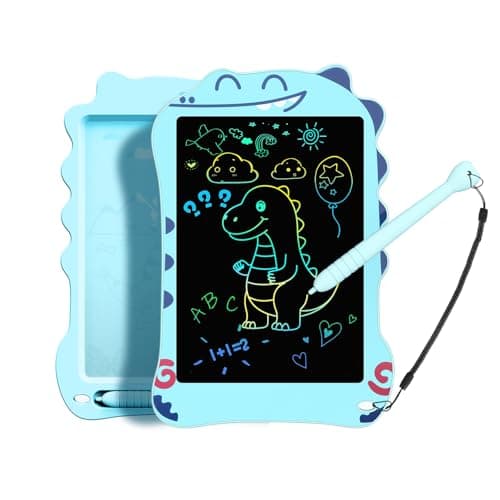 LCD Writing Tablet for Kids, Dinosaurs Drawing Pad Doodle Board for Kids, Colorful Toddlers Toys Drawing Board, Educational Toys for Boys Girls 3 4 5 6 7 8 Year Old Christmas and Birthday Gifts