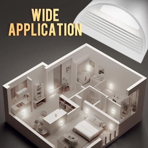 DORESshop LED Night Light[2 Pack], Night Lights Plug into Wall, 3 Level Brightness Adjustable Plug in Night Light, Dusk to Dawn Sensor Nightlights for Adults,Bedroom,Bathroom,Hallway,5000K White Cover - Thumbnail 4