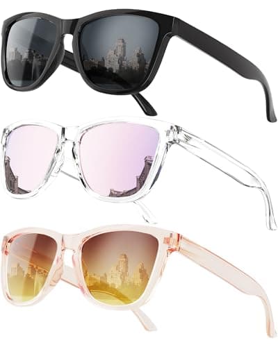 QALLY Women's Sunglasses: Polarized UV400 Protection, Trendy Square Sunglasses for Women - Image 1