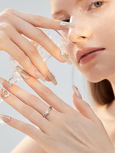 Fimewon Travel Engagement Rings for Women Dainty Promise Rings Two Tone Rose Band Girlfriend Gifts Size 9 - Thumbnail 4