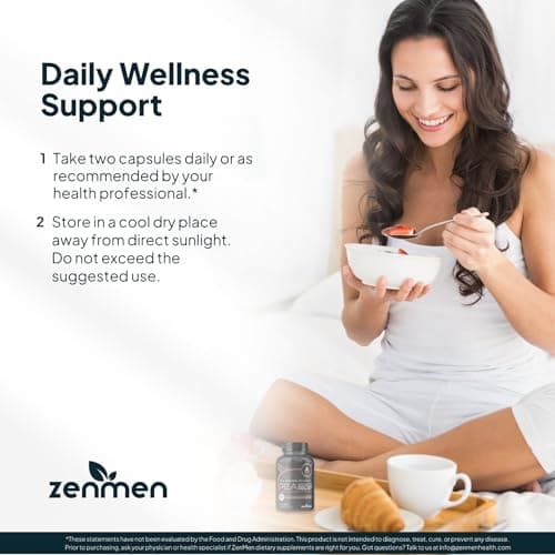 Palmitoylethanolamide (Pea) 600mg - Third Party Tested - with Luteolin, White Willow Bark, Magnesium - Supports Healthy Immune & Nervous Systems, Joints & Sciatic Nerve Relief - 60 Vegan Capsules - Thumbnail 4