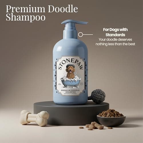 Premium Doodle Shampoo and Conditioner – Detangling Dog Shampoo for Doodles, Goldendoodles, Bernedoodles, and Labradoodles – Adult & Puppy Shampoo, Lavender, 16oz - Thumbnail 2
