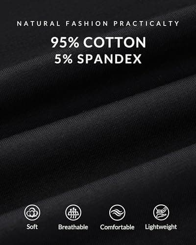 MOOSLOVER Women Baggy Casual Pants Cotton Lightweight Sweatpants Drawstring Mid Waist Athletic Lounge Joggers(S,Black) - Thumbnail 5