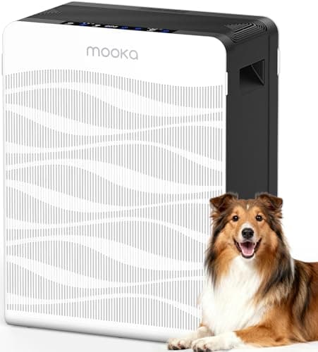 Air Purifier for Home Large Room 2800 Ft², MOOKA Double-Sided Air Purifiers for Home Pets with Washable Filters, PM2.5 Air Quality Monitor, Air Filter Cleaner for Bedroom, Dorm Room, Office - Image 1