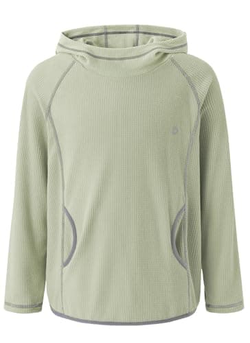 PATPAT Kids Heat-Retaining Hoodie, Smart Thermal Hooded Sweatshirt, Long Sleeve Pullover with Pocket Thumb-hole Cuffs, Cucumber, US14/XL - Image 1