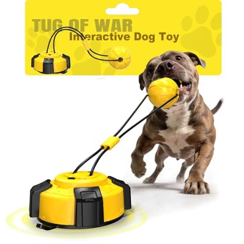 Wulwulth Interactive Dog Toys Tug of War, Dog Enrichment Stimulating Chew Toy with Suction Cup to Keep Them Busy for Aggressive Chewers, Puppy Teething Puzzle Rope Toy for Small Medium Large Dogs - Image 1