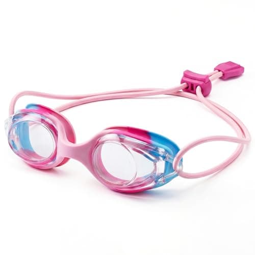 Aegend Swim Goggles for Kids Age 3-8 (Pink)