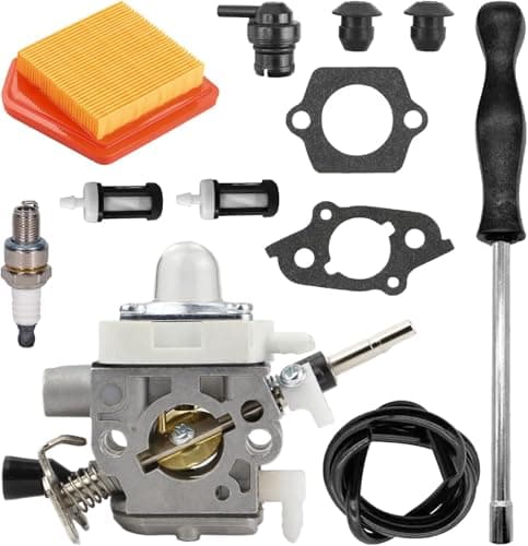4147-120-0625 FS240 Carburetor Kit fit for Stihl FS240R FS240RC FS260 FS260R FS260RC FS340 FS360 FS410 Trimmer Brushcutter Replace 4147 120 0625 41471200625 with 4147 141 0300 - Image 1