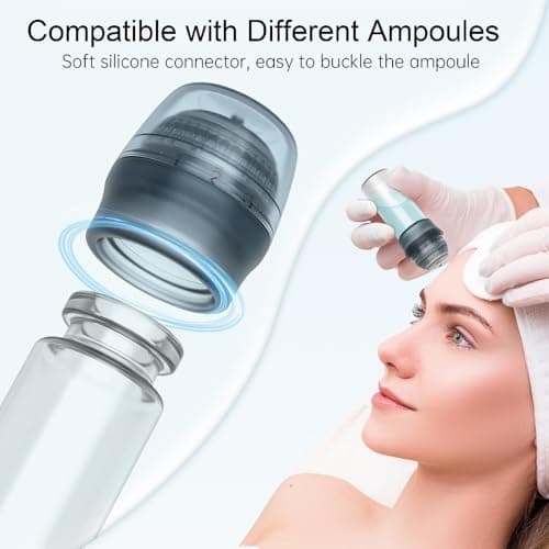 Micro Infusion Needles System for Face Skin Care, 0.25mm Microneedling Derma Roller Stamp Serum Applicator for Women & Men - Thumbnail 4