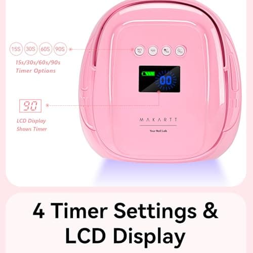 Makartt Professional UV Light with Handle 30W Rechargeable Nail Dryer - Thumbnail 5