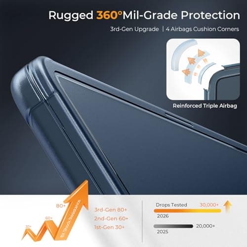 EooCoo for MacBook Air 13 Inch Case, M4/M3/M2 A3240 A3113 A2681, Snug Fit Case with Reinforced Anti-Crack Edges and Corners, True-to-Device Matte Texture, Work, Travel and Daily Carry - Thumbnail 3