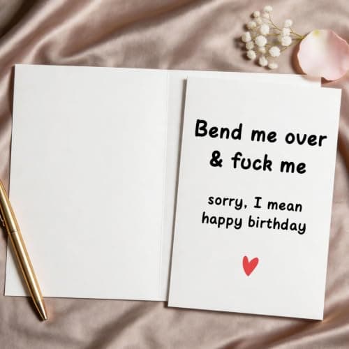 Birthday Gifts for Men Him, Funny Birthday Cards for Men Boyfriend Husband, Unique and Unusual Mens Gifts for Husband, Naughty Gag Couples Gift for Boyfriend, Greeting Cards - Thumbnail 6