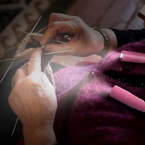 Lightweight Wearable Neck Lamp for Night Reading & Travel, Pink - Thumbnail 2