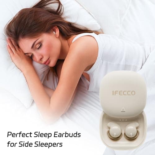 IFECCO Sleep Earbuds Wireless for Side Sleepers with Noise Blocking - Thumbnail 3