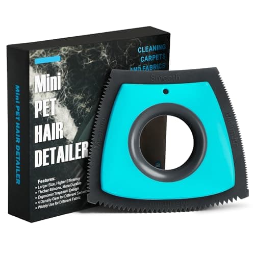 MAVRIZ Mini Pet Hair Removal Tool, Rubber Blade Dog Hair Remover for Car, Carpet, Furniture - Reusable Lint Brush Fur Remover - Image 1