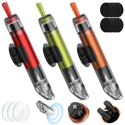 3 in 1 Car Safety Hammer Seatbelt Cutter and Survival Whistle, Safe Transparent Lid Window Breaker Seatbelt Cutter Underwater, 3-Pack Emergency Keychains car Window Breaker Tool,Glass Breaker for Cars