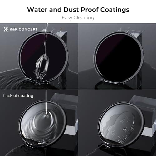 K&F CONCEPT 67mm ND100000(16.6 Stops) ND Lens Filter Neutral Density Lens Filter with 28 Multi-Layer Coatings (Nano X Series) - Thumbnail 4