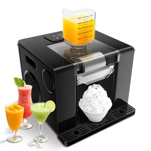 Shaved Ice & Slushie Machine No Ice Needed, Sugar Free Slushy Machine, 60S Making Shaved Ice, Slushie, Margaritas, Auto Clean, LED Display, 280W Frozen Drink Maker for Home, Party, Outdoor Use - Image 1