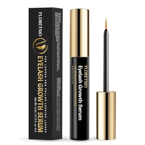 Premium Lash Serum for Eyelash Growth: 5ml Rapid Growth Advanced Eye Lash Serum With Irritation-Free Formulate for Natural Lashes and Eyebrows - Boost, Longer, Thicker, Fuller Lashes