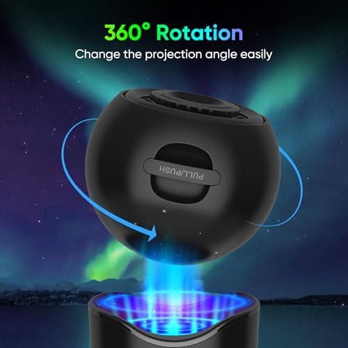 Galaxy Projector for Car,4 in 1 Portable Car Roof Star Projector,360° Rotating Galaxy Light Projector with Adjustable Knob for Car,Gifts,Room Decor - Thumbnail 6