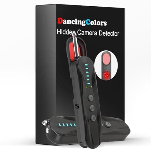 Hidden Camera Detectors & Anti-Spy Camera Finder, Wireless RF Signal Scanner, GPS Tracker Finder, Spy Device Detector for Travel, Office, Hotel, Dressing Room - Portable Privacy Protection - Image 1