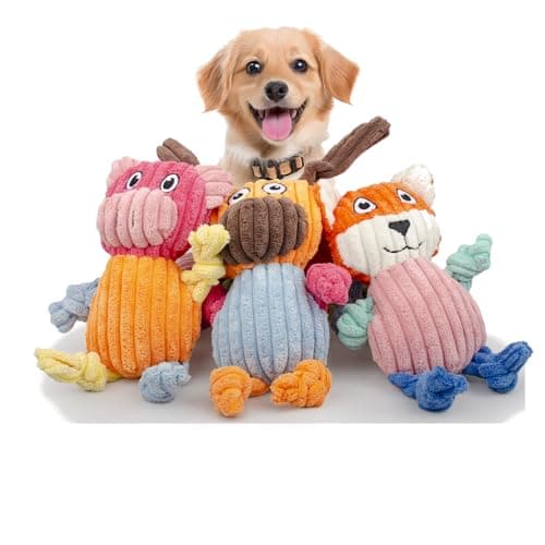SyChien 3 Pack Squeaky Dog Stuff Set for Small Medium Large Dogs（Pet Use Only） - Image 1