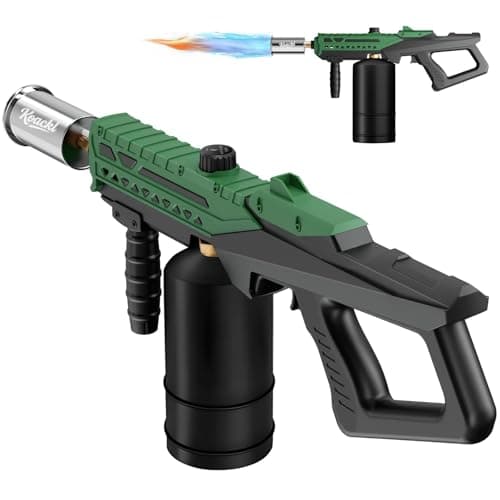 KOACKL Propane Torch Gun | Adjustable Flame Thrower Gun | Gas Welding Kits Blow Torch for Ooutdoor Welding, Campfire & Charcoal (Propane Tank Not Included) - Image 1