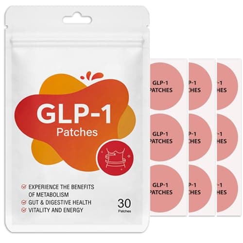 GLP-1 Patches for Women and Men,Natural Ingredients with Berberine,Cinnamon & L-Glutamine,Pomegranate,Transdermal Patch for Daily Wellness - 1 Packs (30 Patches) - Image 1