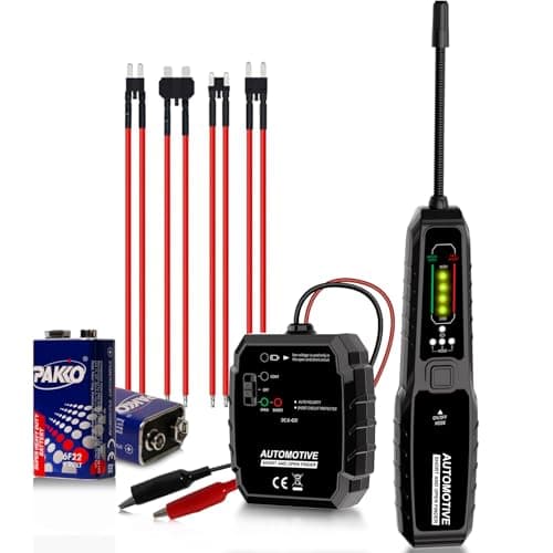 VSTM Wire Tracer Automotive Electrical Open & Short Finder, Circuit Tester, Circuit Breaker Finder, Fault Probe Cable Tracker, DC 6-42V Electrical Circuit Diagnostic Tool (Black) - Image 1